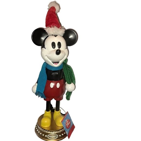 NWT-LARGE RARE 16 inch Disney Mickey Mouse Wooden Nutcracker CUTIE! - Picture 2 of 7